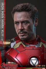 Hot Toys Avengers: Age of Ultron Movie Masterpiece Diecast Actionfigur 1/6 Iron Man Mark XLIII (2.0) (Deluxe Version)