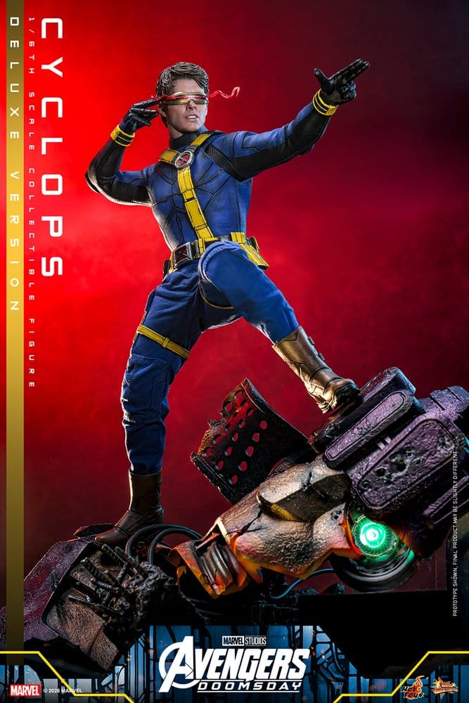 Hot Toys Avengers Doomsday Cyclops Deluxe Version 1/6 Actionfigur