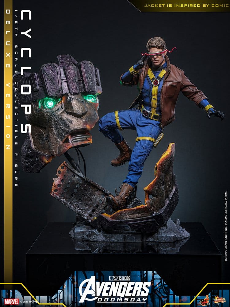Hot Toys Avengers Doomsday Cyclops Deluxe Version 1/6 Actionfigur