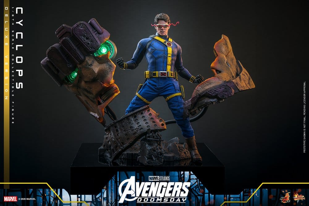 Hot Toys Avengers Doomsday Cyclops Deluxe Version 1/6 Actionfigur