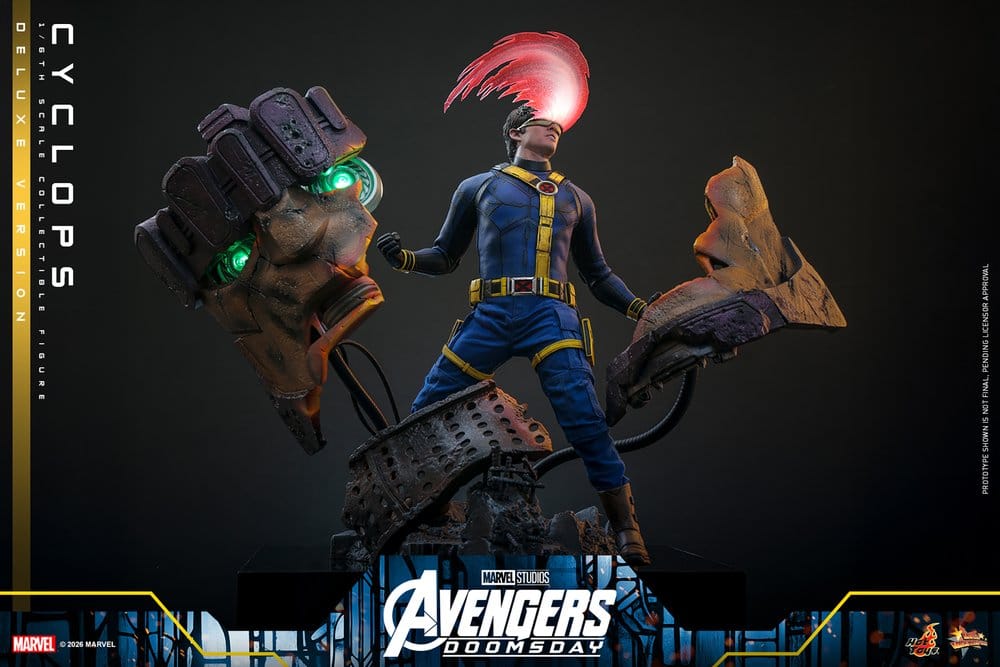 Hot Toys Avengers Doomsday Cyclops Deluxe Version 1/6 Actionfigur