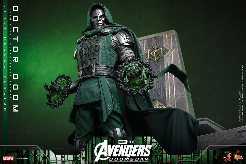 Hot Toys Avengers Doomsday Doctor Doom Movie Masterpiece 1/6 Actionfigur