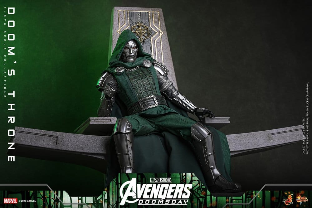 Hot Toys Avengers Doomsday Doctor Doom Thron 1/6 Actionfigurenzubehör