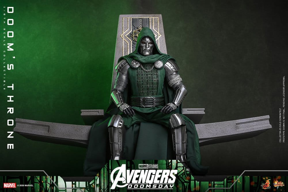 Hot Toys Avengers Doomsday Doctor Doom Thron 1/6 Actionfigurenzubehör
