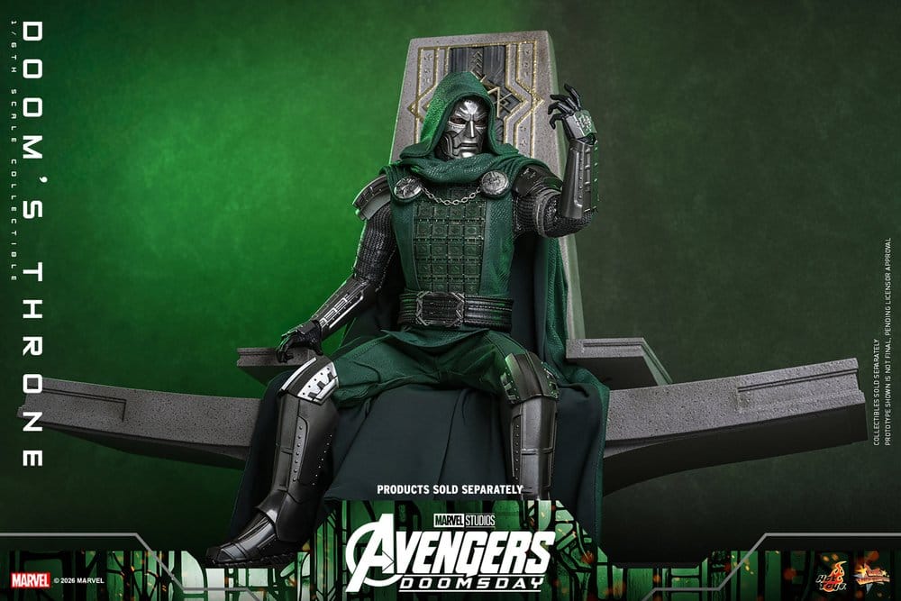 Hot Toys Avengers Doomsday Doctor Doom Thron 1/6 Actionfigurenzubehör