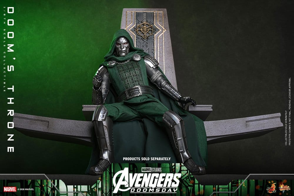 Hot Toys Avengers Doomsday Doctor Doom Thron 1/6 Actionfigurenzubehör