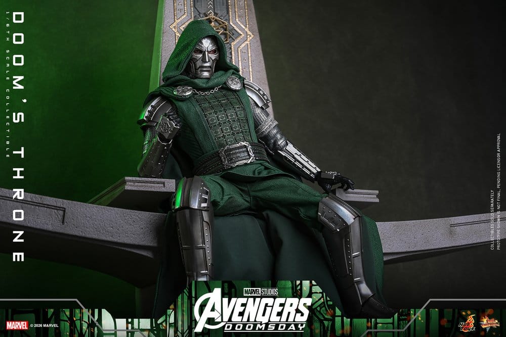 Hot Toys Avengers Doomsday Doctor Doom Thron 1/6 Actionfigurenzubehör