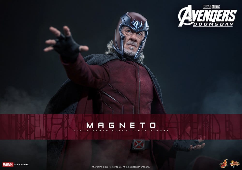 Hot Toys Avengers Doomsday Magneto 1/6 Actionfigur