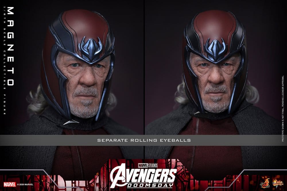 Hot Toys Avengers Doomsday Magneto 1/6 Actionfigur