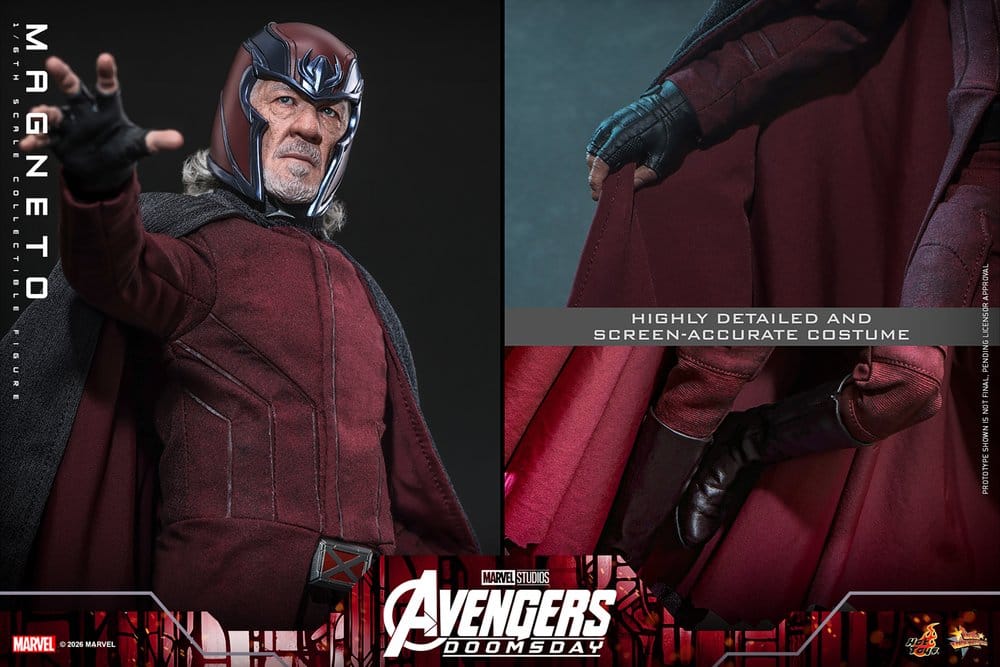 Hot Toys Avengers Doomsday Magneto 1/6 Actionfigur