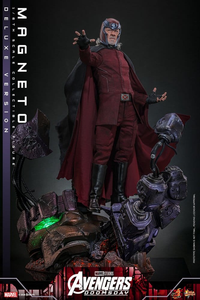 Hot Toys Avengers Doomsday Magneto Deluxe Version 1/6 Actionfigur