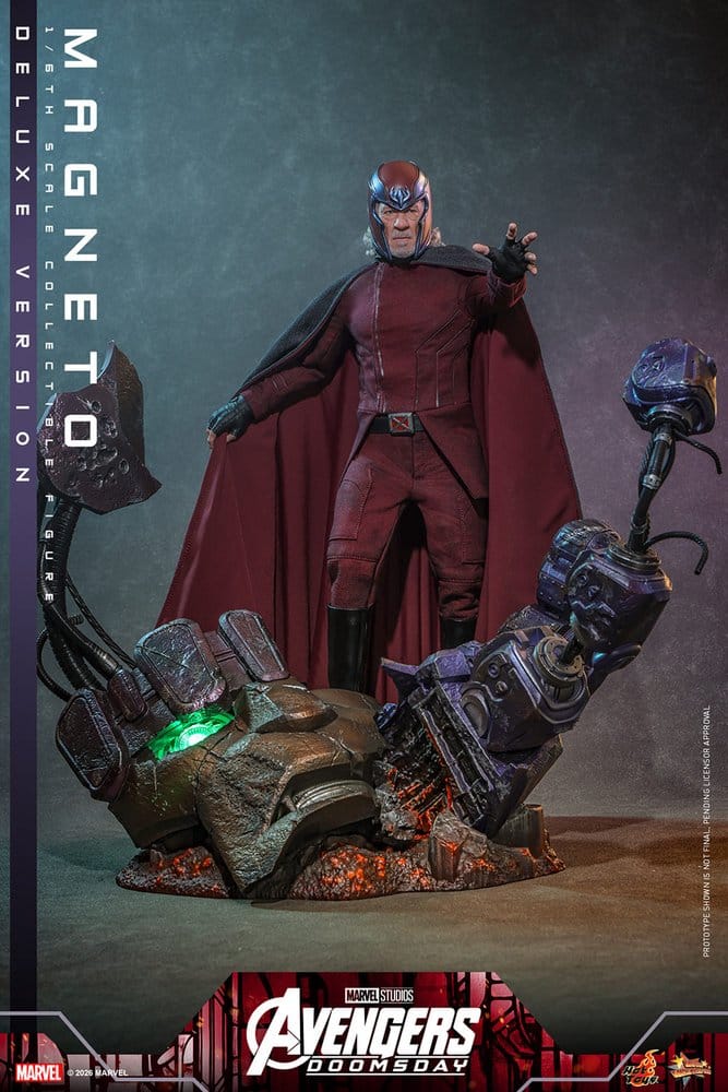Hot Toys Avengers Doomsday Magneto Deluxe Version 1/6 Actionfigur