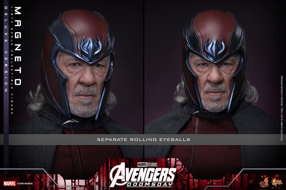 Hot Toys Avengers Doomsday Magneto Deluxe Version 1/6 Actionfigur