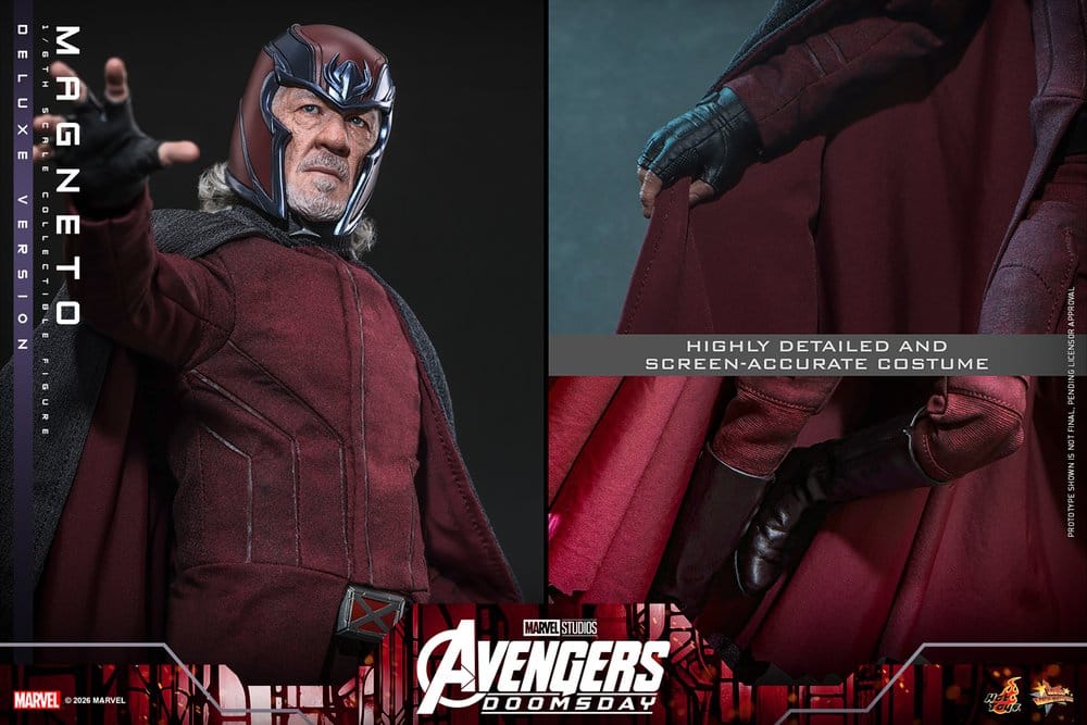 Hot Toys Avengers Doomsday Magneto Deluxe Version 1/6 Actionfigur