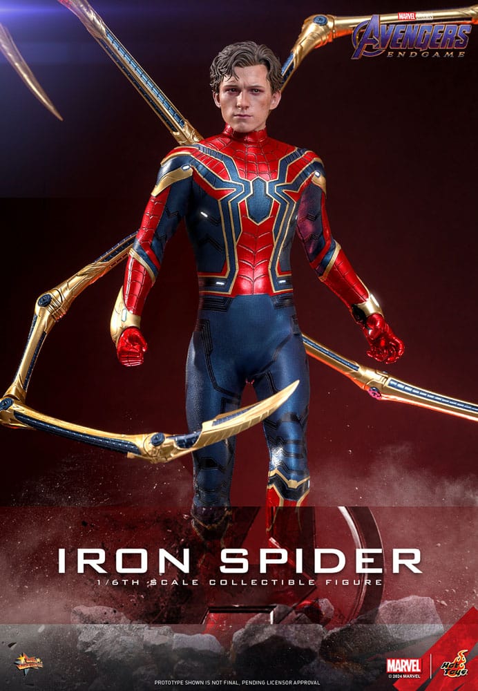 Hot Toys Avengers Endgame ron Spider 1/6 Actionfigur