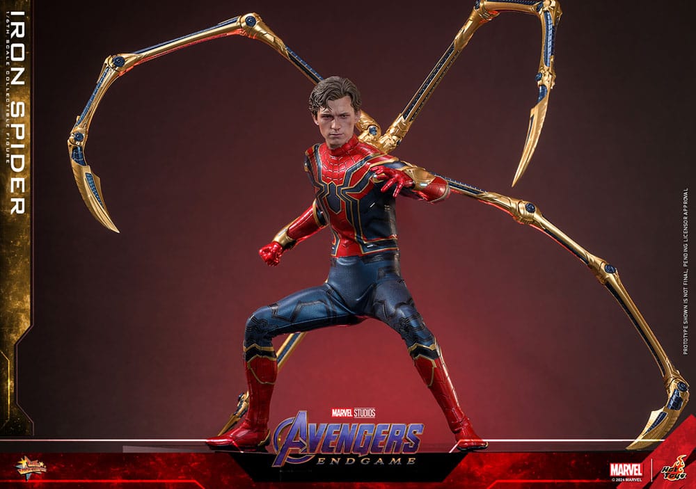 Hot Toys Avengers Endgame ron Spider 1/6 Actionfigur