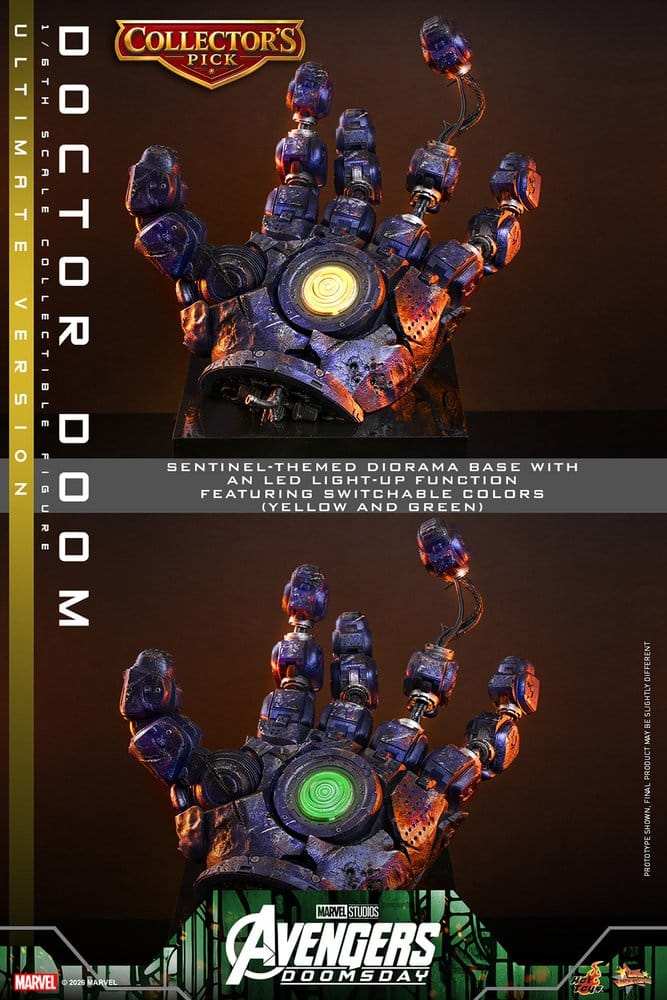 Hot Toys Avengers Marvel Doctor Doom Ultimate Version 1/6 Actionfigur