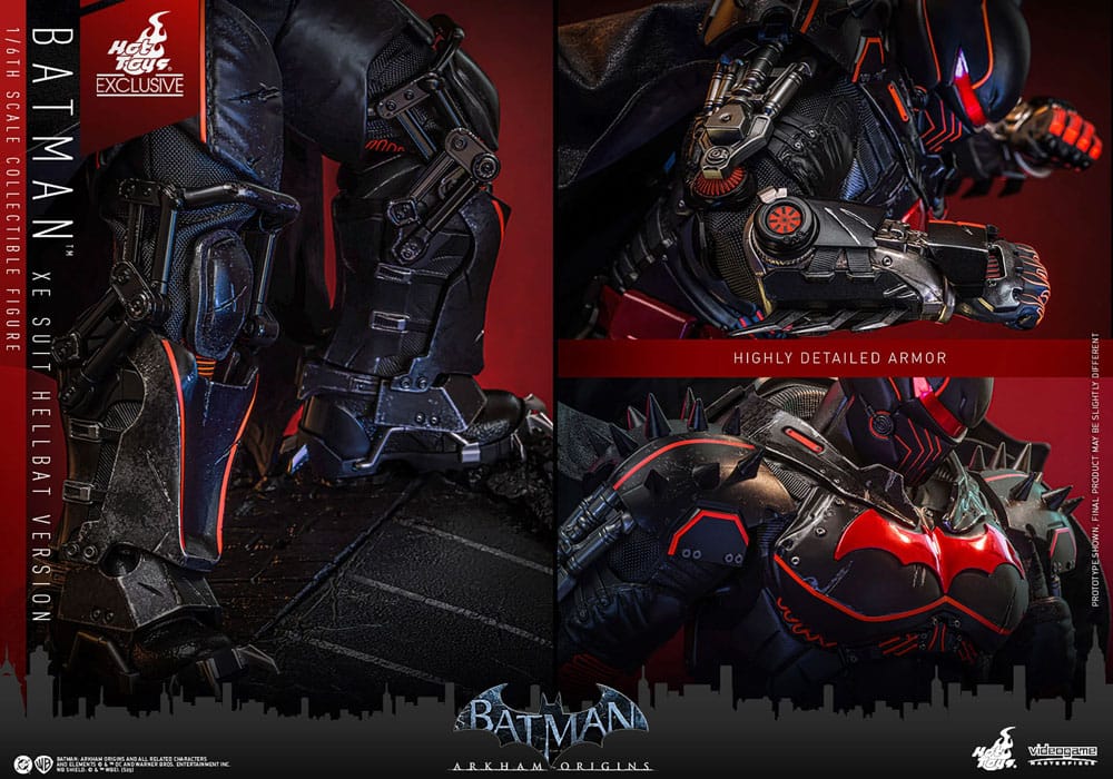 Hot Toys Batman Arkham Origins XE Suit Hellbat Version Exclusive 1/6 Actionfigur