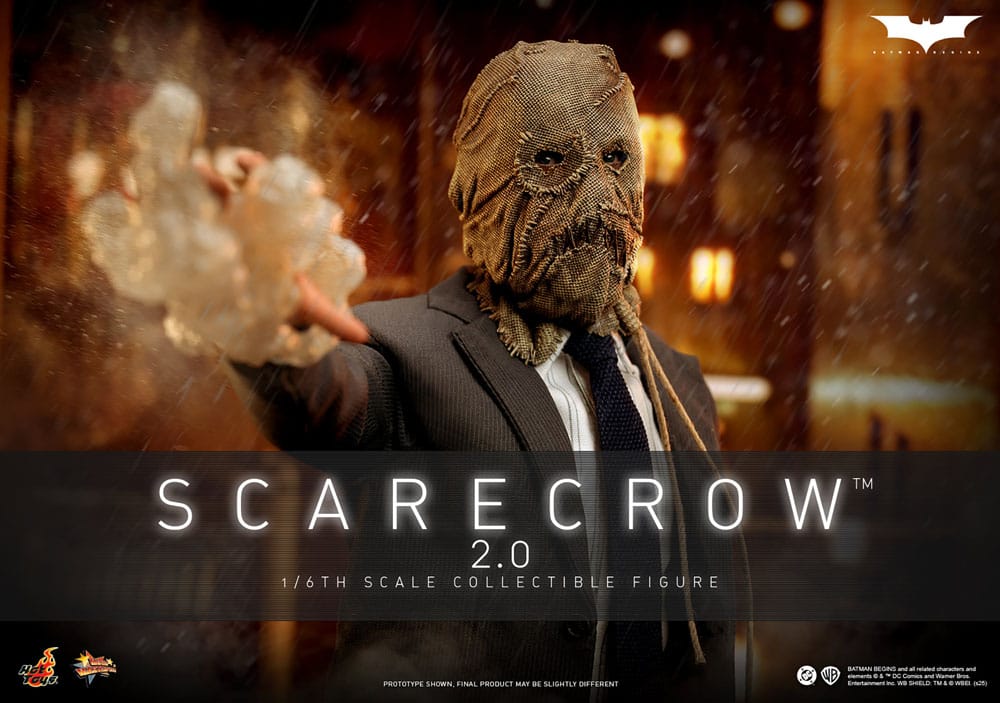 Hot Toys Batman Begins Scarecrow 2.0 Movie Masterpiece Actionfigur