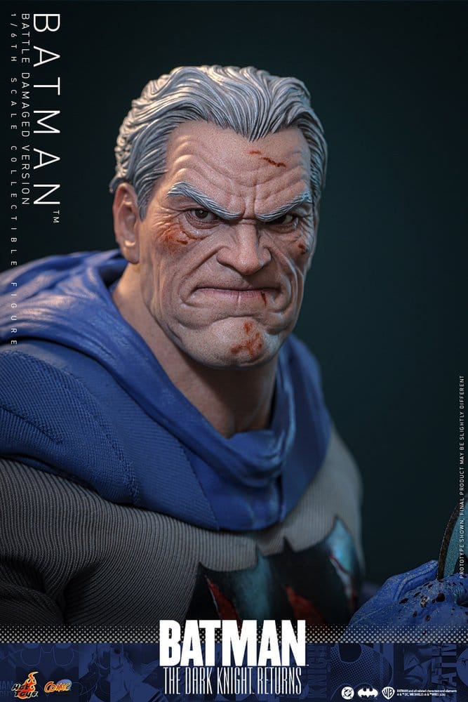 Hot Toys Batman: The Dark Knight Returns Comic Masterpiece Actionfigur 1/6 Batman (Battle Damaged Version) 32 cm