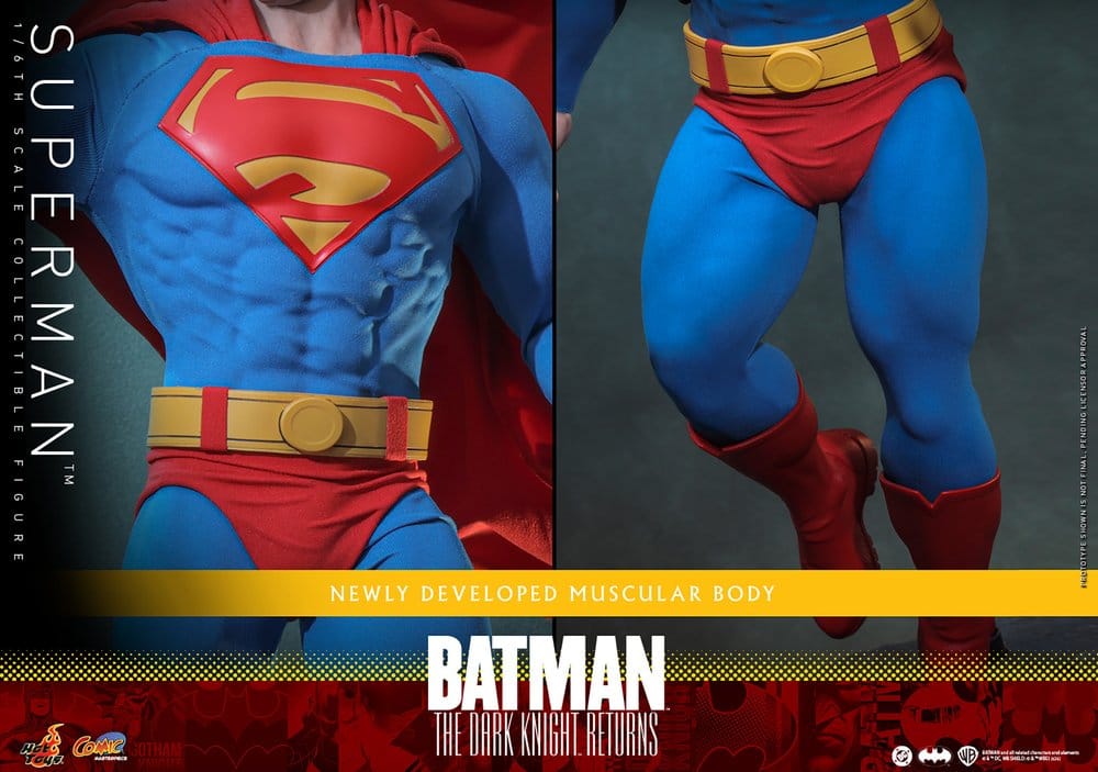 Hot Toys Batman: The Dark Knight Returns Comic Masterpiece Actionfigur 1/6 Superman 34 cm
