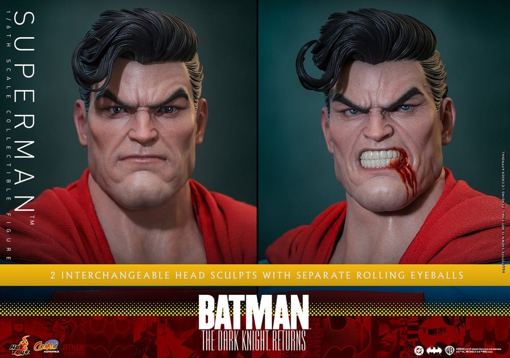 Hot Toys Batman: The Dark Knight Returns Comic Masterpiece Actionfigur 1/6 Superman 34 cm