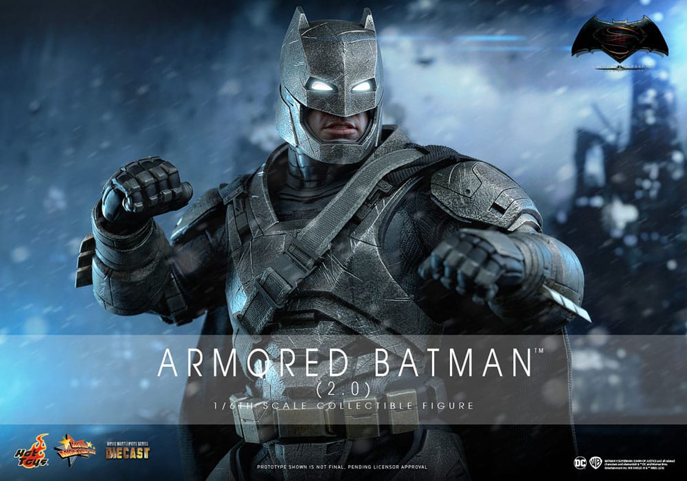 Hot Toys Batman v Superman Dawn of Justice Armored Batman 2.0 1/6 Actionfigur