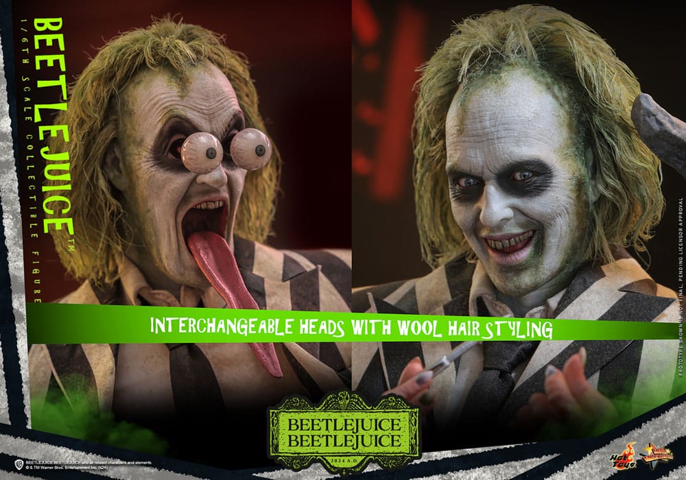 Hot Toys Beetlejuice Beetlejuice Beetlejuice 1/6 Actionfigur