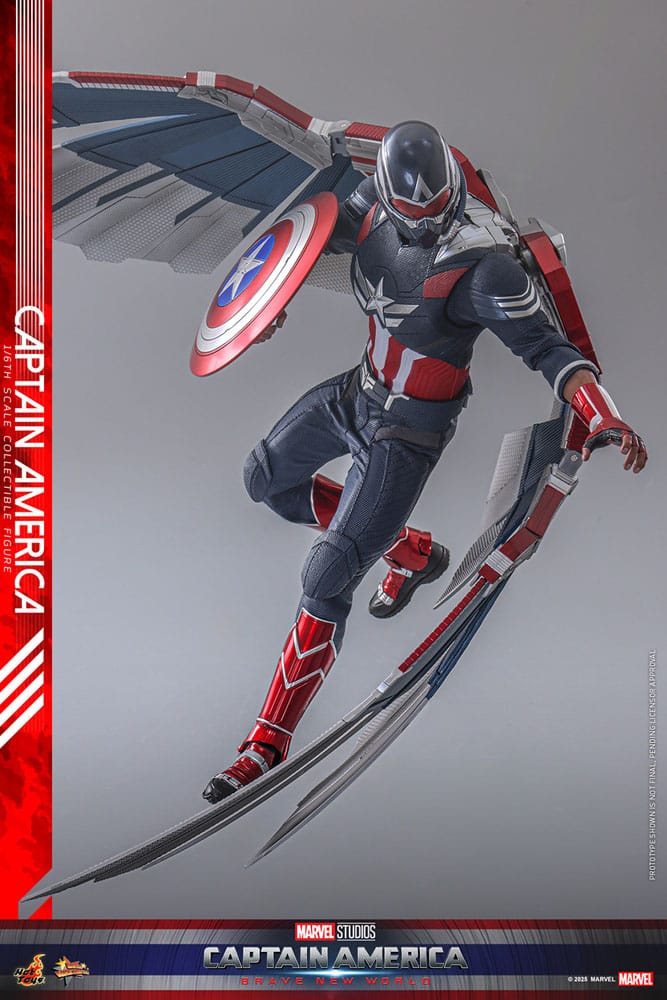 Hot Toys Captain America Brave New World 1/6 Actionfigur