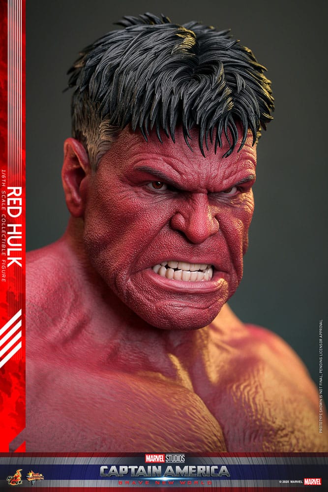 Hot Toys Captain America Brave New World Red Hulk 1/6 Actionfigur