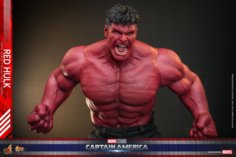 Hot Toys Captain America Brave New World Red Hulk 1/6 Actionfigur