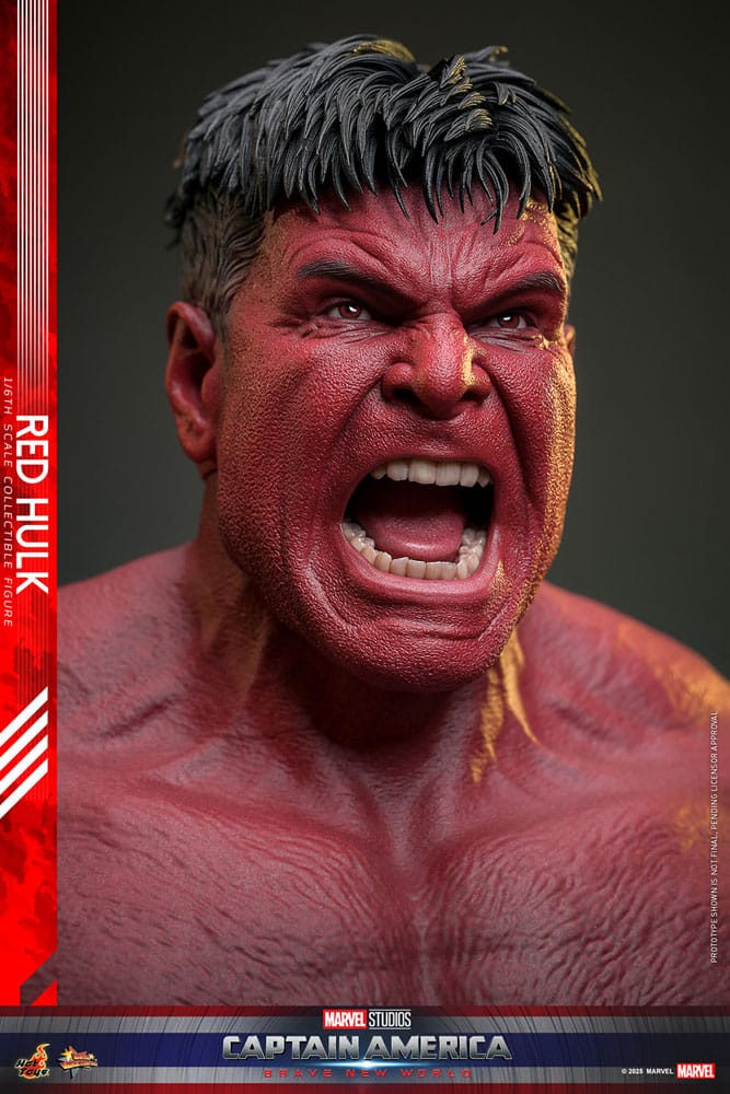 Hot Toys Captain America Brave New World Red Hulk 1/6 Actionfigur