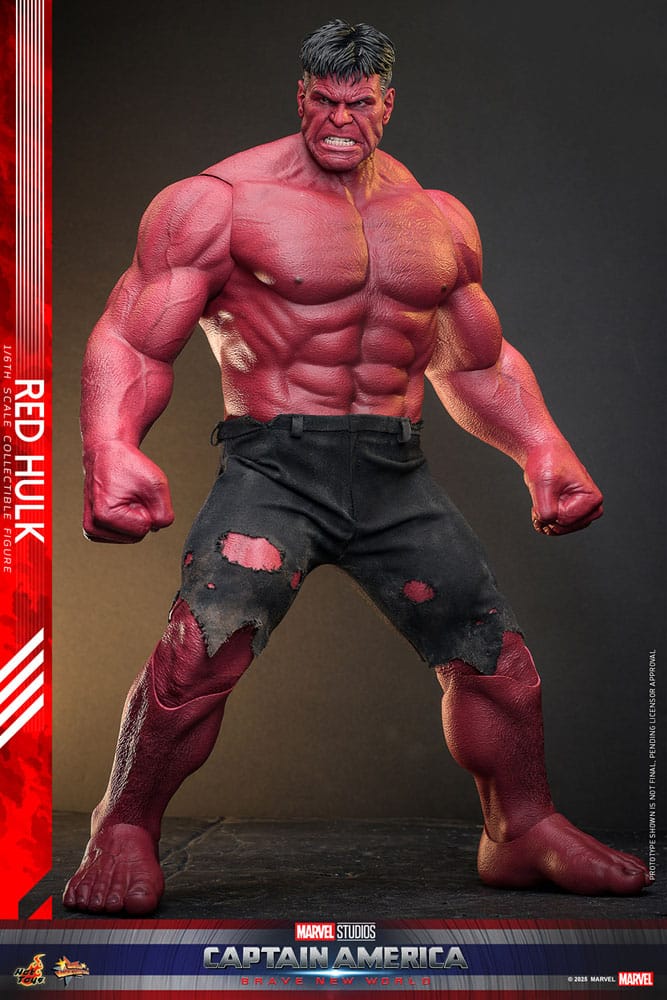 Hot Toys Captain America Brave New World Red Hulk 1/6 Actionfigur