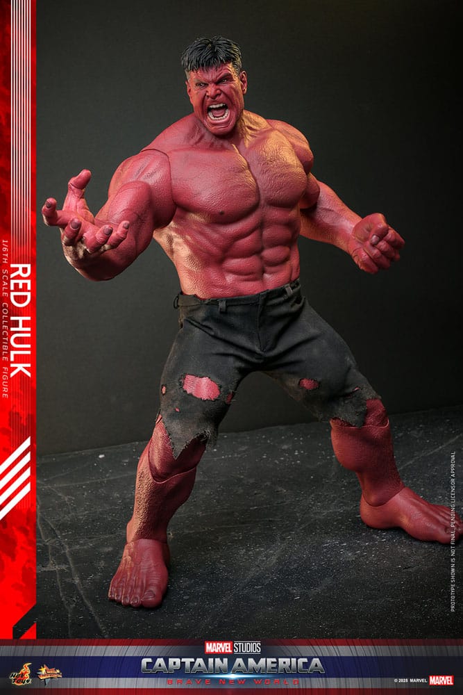 Hot Toys Captain America Brave New World Red Hulk 1/6 Actionfigur
