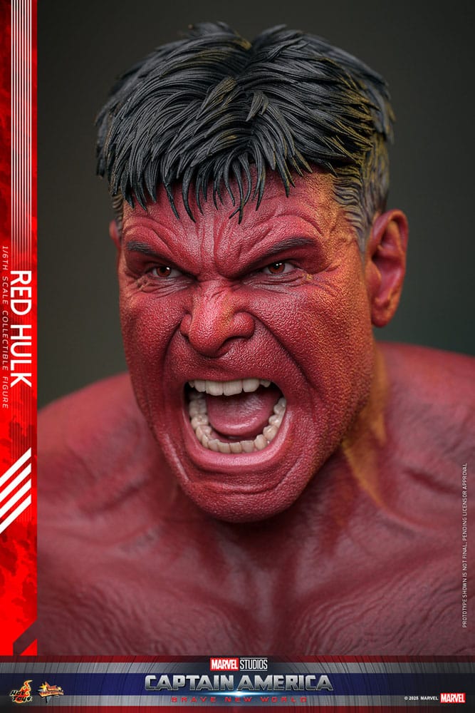 Hot Toys Captain America Brave New World Red Hulk 1/6 Actionfigur