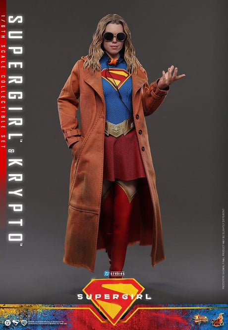 Hot Toys DC Comics Movie Masterpiece Supergirl & Krypto Actionfiguren Set