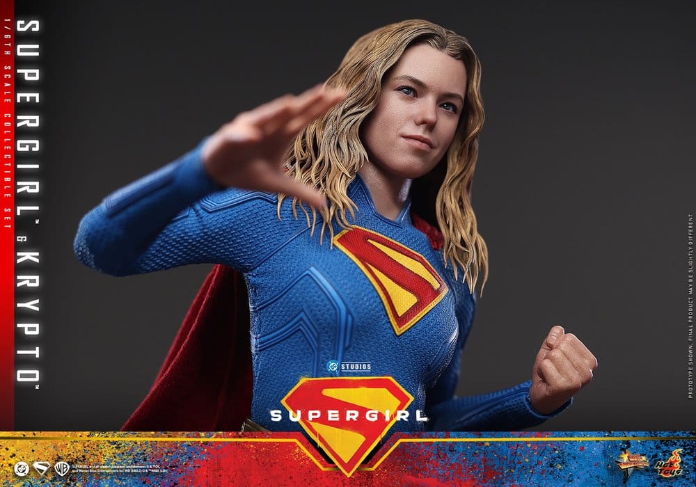 Hot Toys DC Comics Movie Masterpiece Supergirl & Krypto Actionfiguren Set