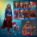 Hot Toys DC Comics Movie Masterpiece Supergirl & Krypto Actionfiguren Set
