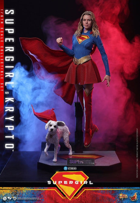 Hot Toys DC Comics Movie Masterpiece Supergirl & Krypto Actionfiguren Set