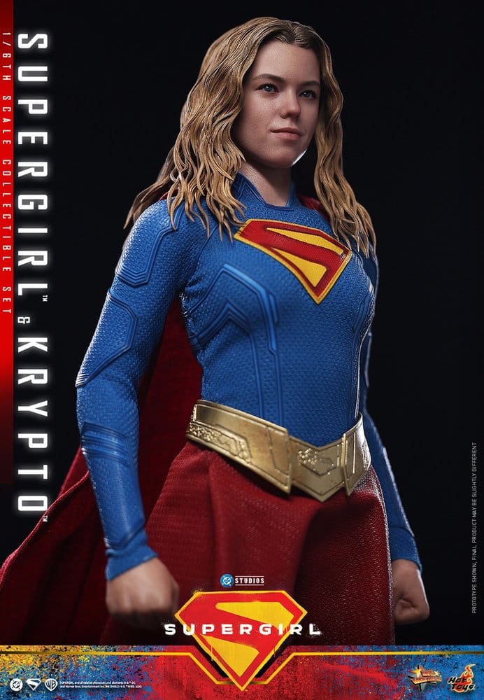 Hot Toys DC Comics Movie Masterpiece Supergirl & Krypto Actionfiguren Set
