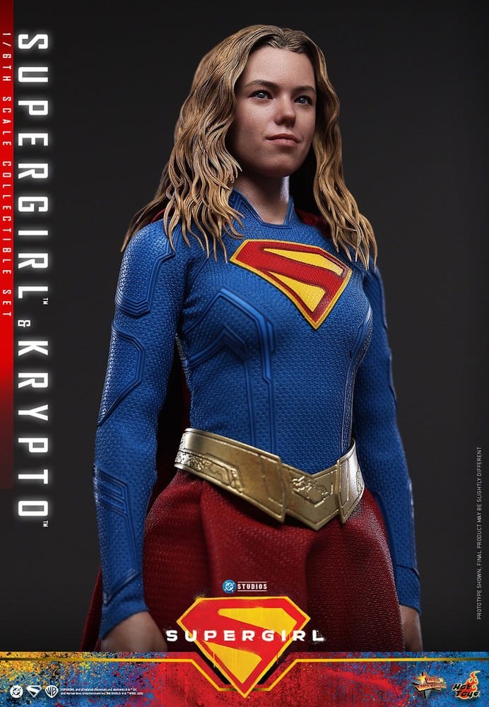 Hot Toys DC Comics Movie Masterpiece Supergirl & Krypto Actionfiguren Set