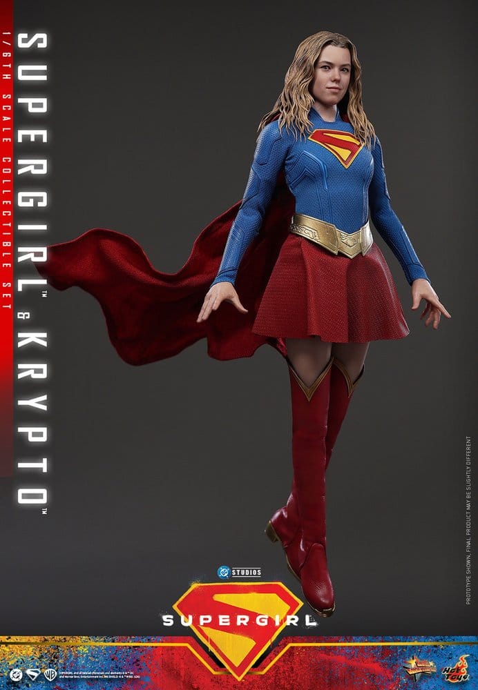 Hot Toys DC Comics Movie Masterpiece Supergirl & Krypto Actionfiguren Set