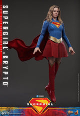 Hot Toys DC Comics Movie Masterpiece Supergirl & Krypto Actionfiguren Set