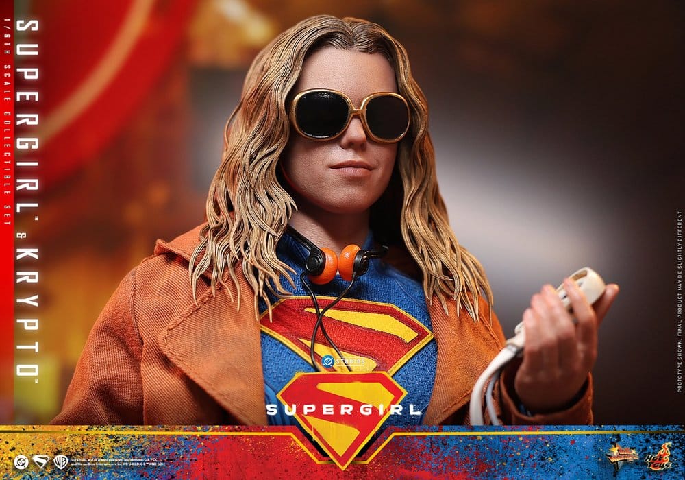Hot Toys DC Comics Movie Masterpiece Supergirl & Krypto Actionfiguren Set