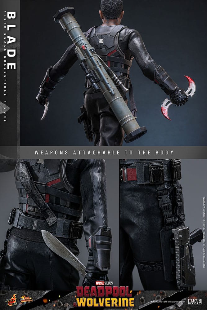 Hot Toys Deadpool & Wolverine Blade 1/6 Actionfigur