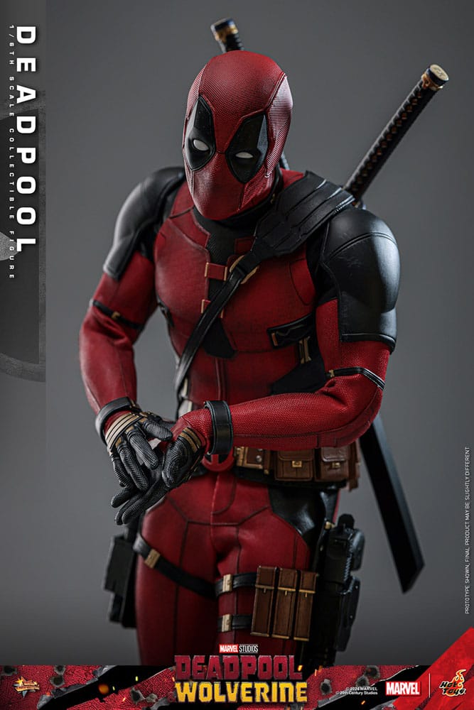 Hot Toys Deadpool & Wolverine Deadpool 1/6 Movie Masterpiece Actionfigur 31 cm