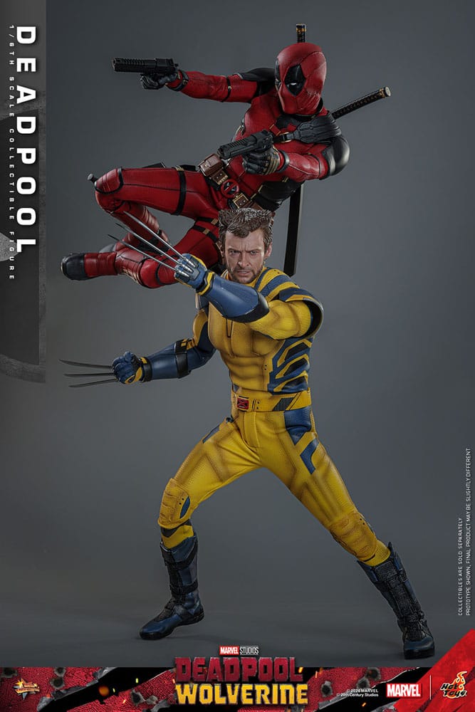Hot Toys Deadpool & Wolverine Deadpool 1/6 Movie Masterpiece Actionfigur 31 cm
