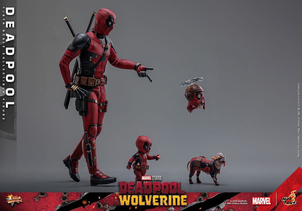Hot Toys Deadpool & Wolverine Deadpool 1/6 Movie Masterpiece Actionfigur 31 cm