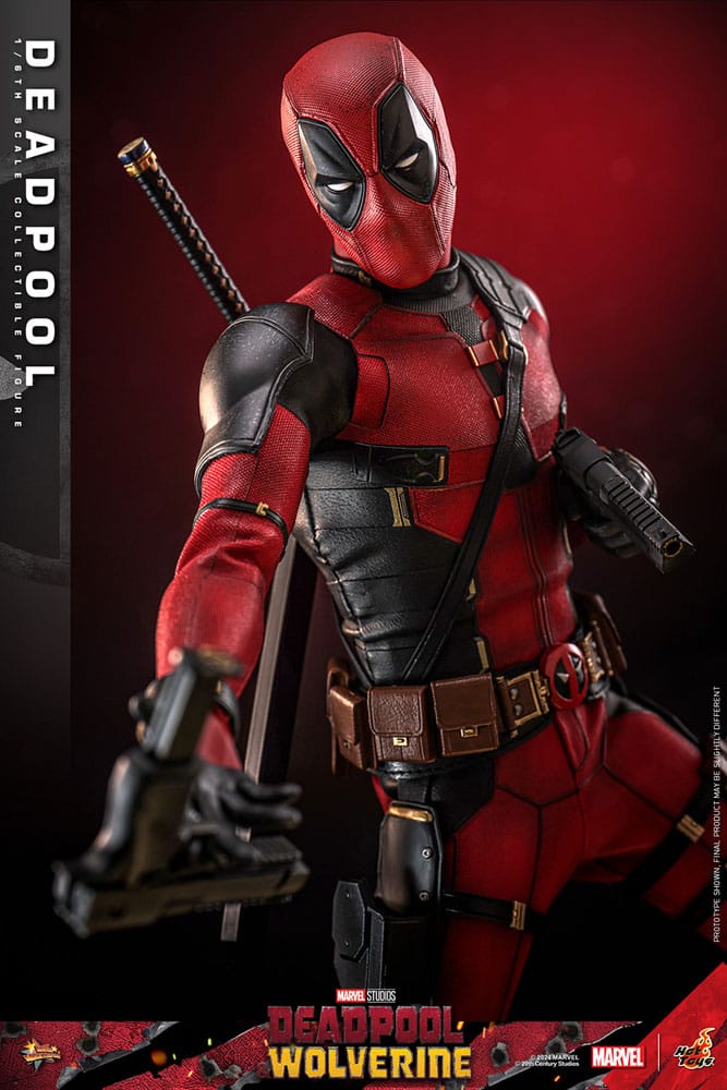 Hot Toys Deadpool & Wolverine Deadpool 1/6 Movie Masterpiece Actionfigur 31 cm