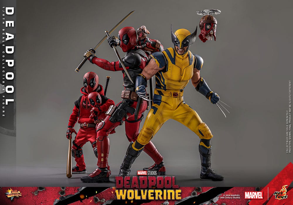 Hot Toys Deadpool & Wolverine Deadpool 1/6 Movie Masterpiece Actionfigur 31 cm